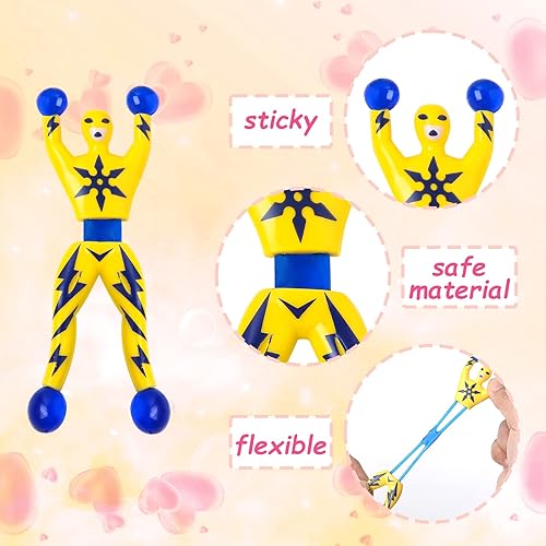 Miniatura 3 de Paquete de 28 tarjetas para el día de San Valentín para el aula y la escuela, tarjetas de San Valentín con hombres que escalan la pared, tarjetas de