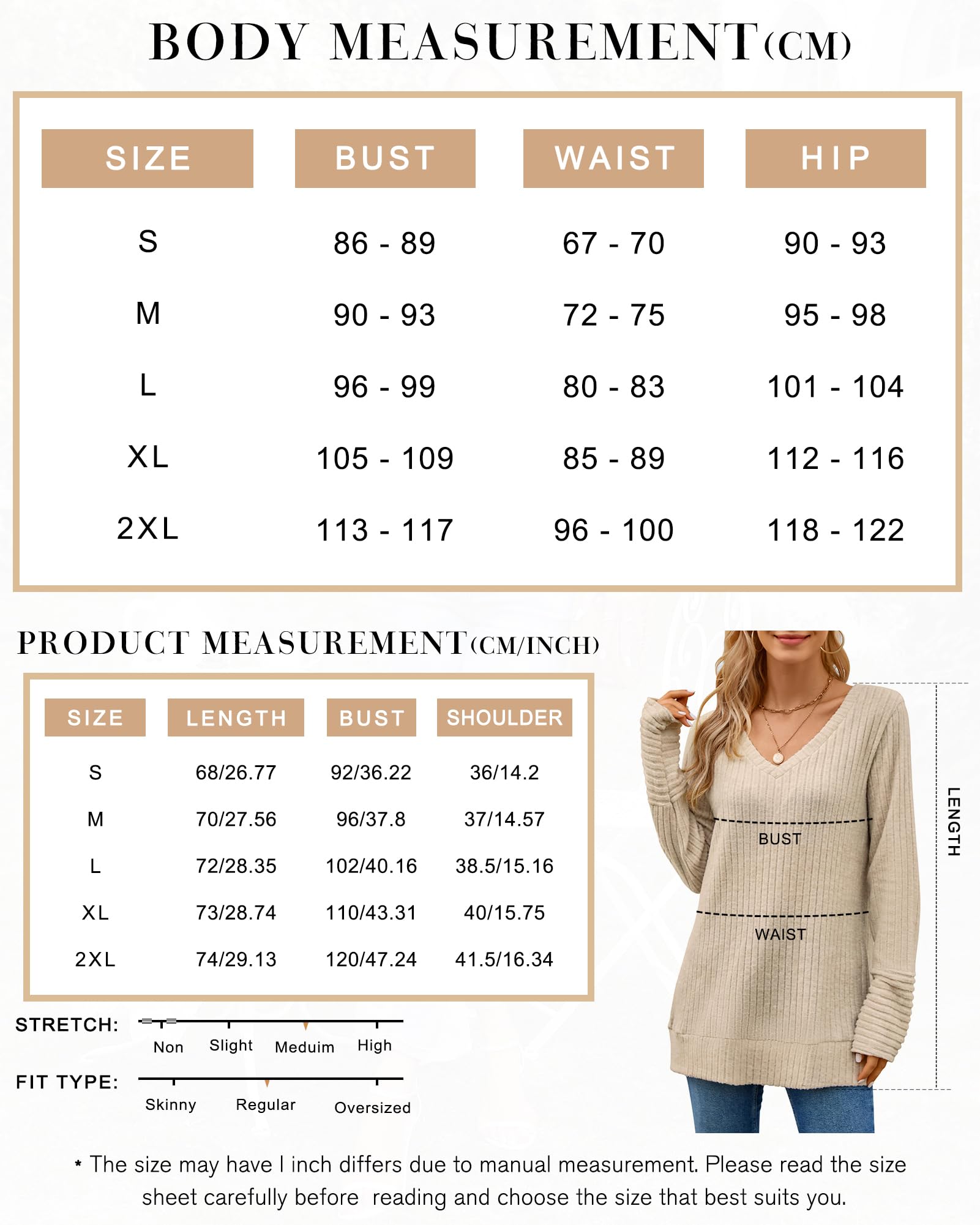 PLOKNRD Sweatshirt Femme Col en V Pulls à Manches Longues Décontractés Top Léger et Lâche Classique