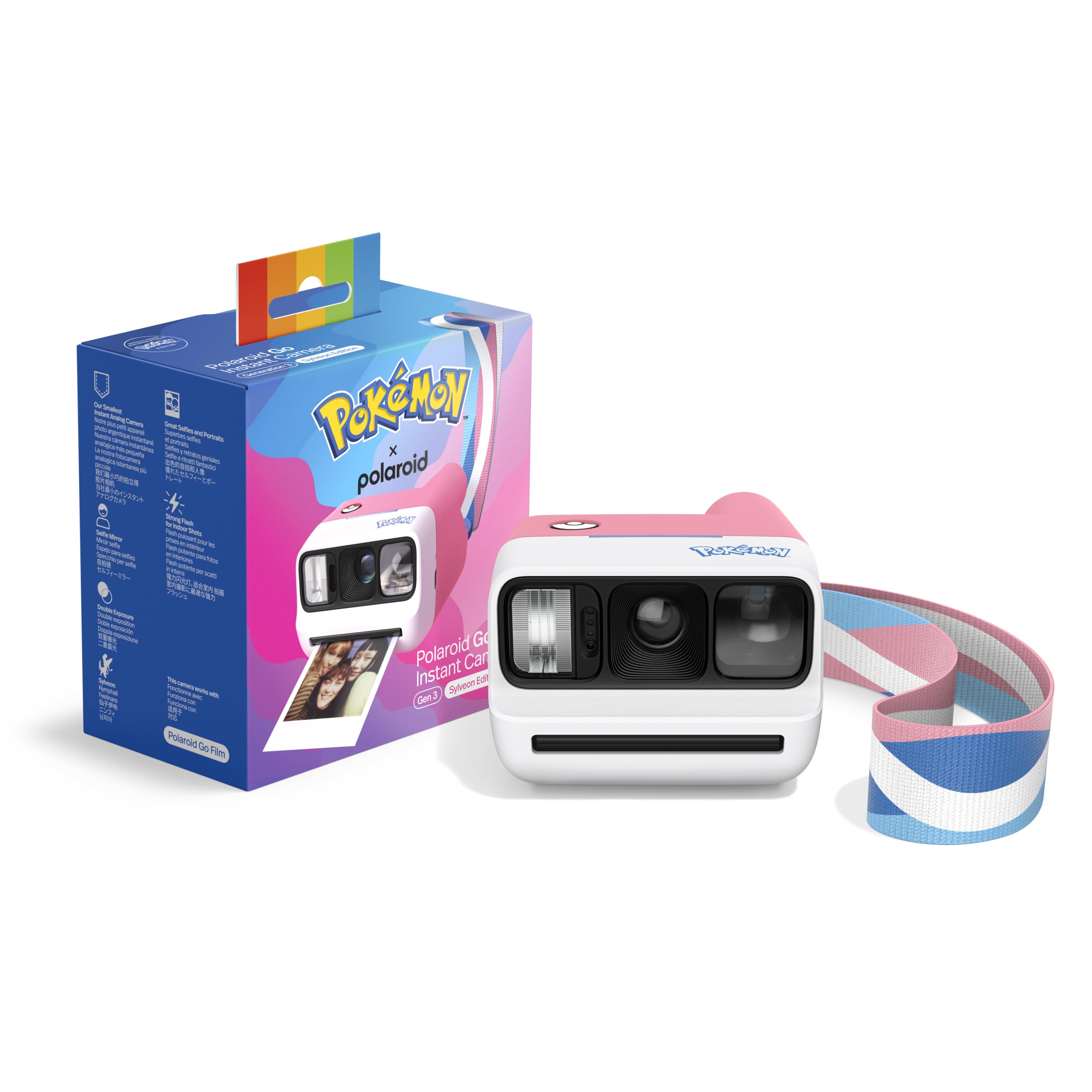 Polaroid Go Gen3 Mini Instant Camera - Pokémon Sylveon Edition (9211)
