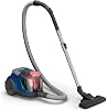 Philips 2000 Series Bagless Vacuum Cleaner - 750 W High Suction Power, PowerCyclone 4,99.9% Dust Collection, HEPA Filter, Effective on Pet Hair, Compact Design XB212309