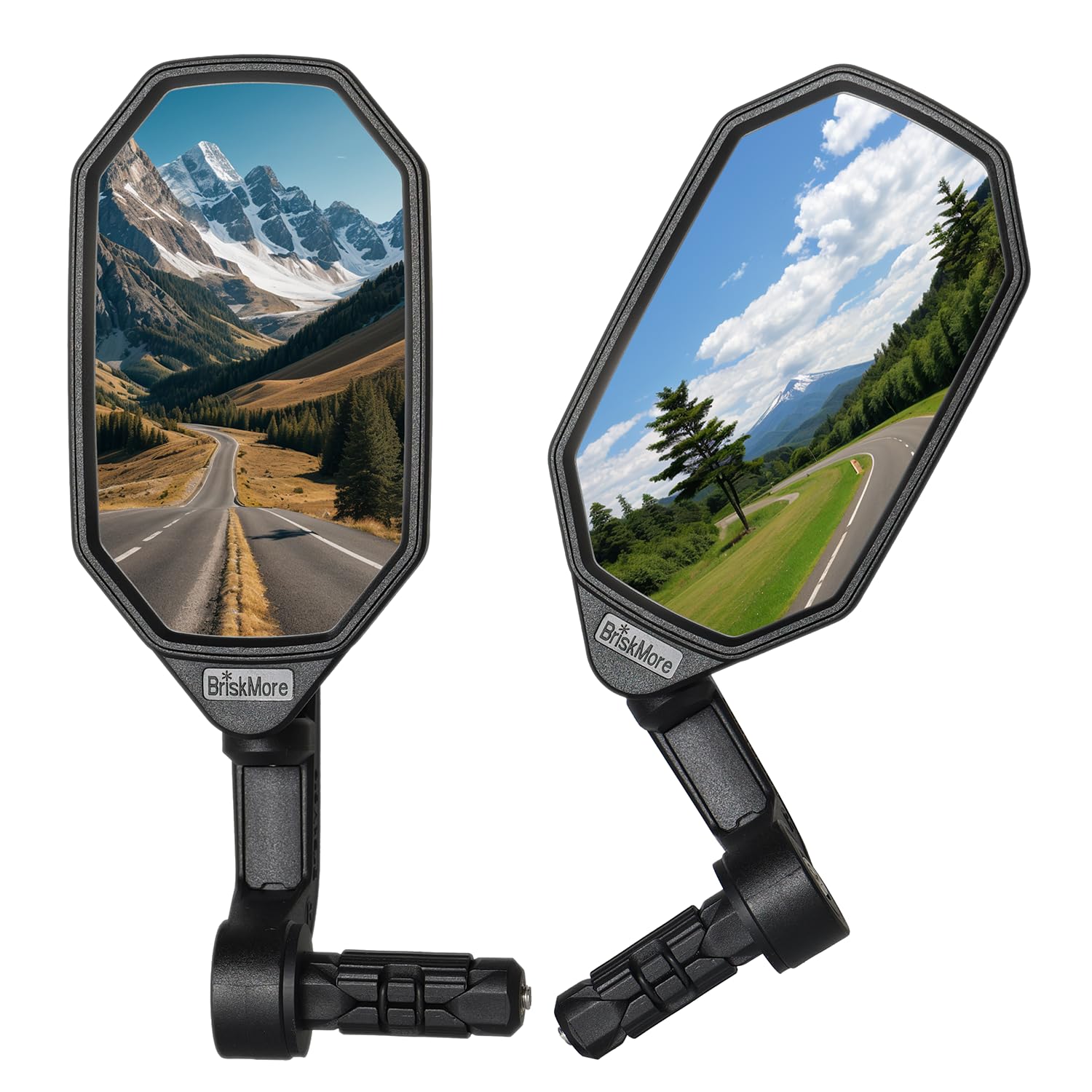 BriskMore BT-022 1 Pair Bar End Mirror