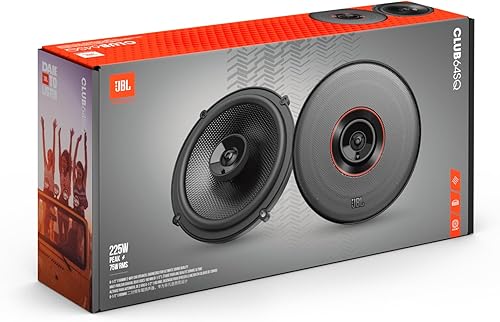 Miniatura 6 de JBL CLUB-64SQ Club Series - Altavoces de audio para automóvil de 6.5 pulgadas, dos vías, par