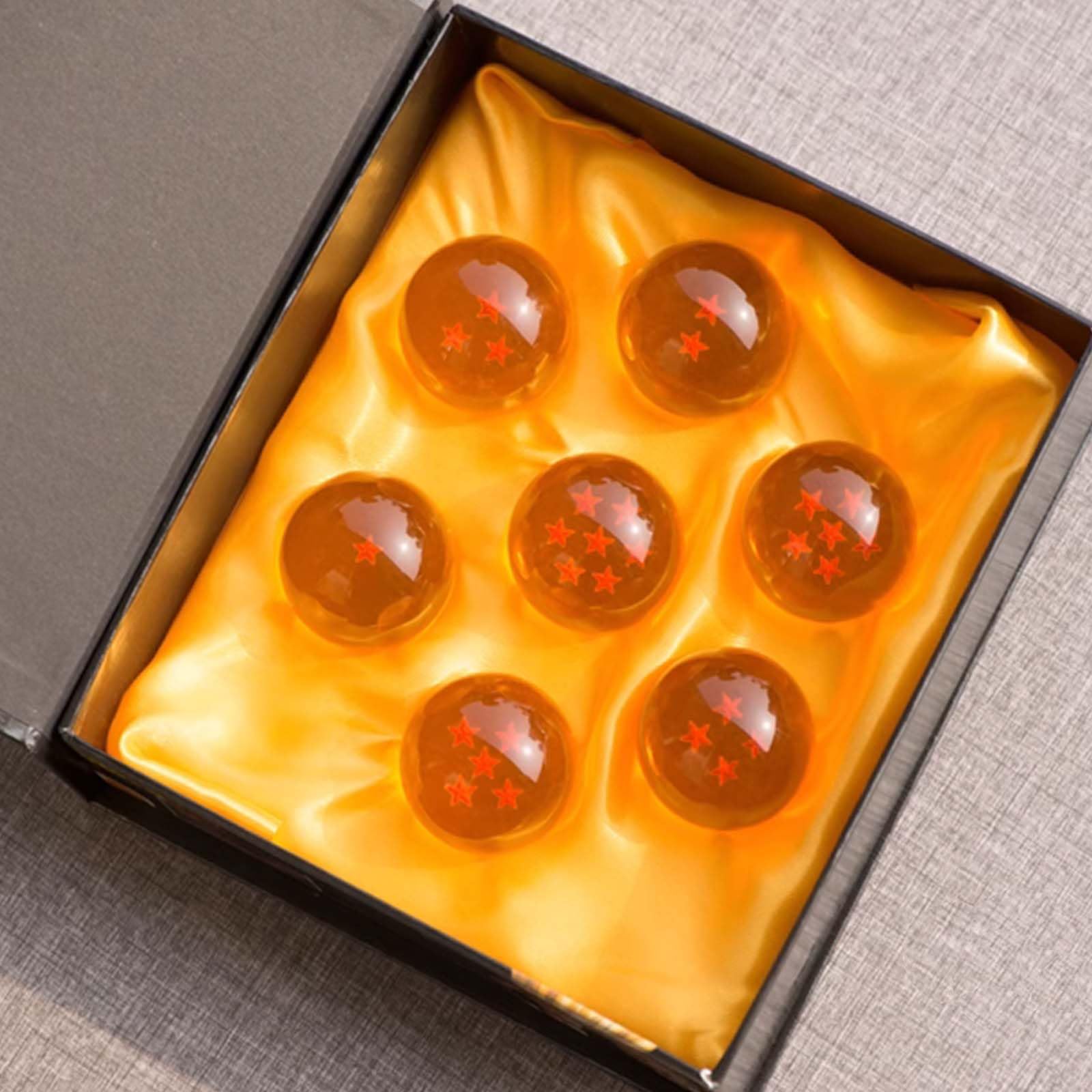 HSHHOOM Set de 7 Bolas del Dragón, 7PCS Dragon Bola de Cristal 1 a 7 Estrellas con Caja de Regalo, Dragon Bola Diámetro 4.3cm, Decoración del Hogar Fiestas y Regalos para Niños y Fans del Anime — view 6