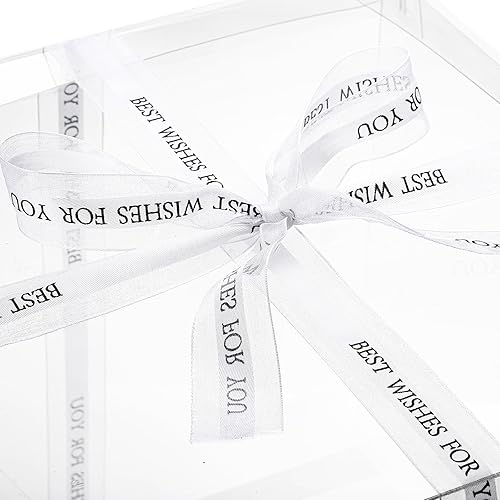 Miniatura 3 de 6 cajas transparentes para pasteles con cinta de 2 capas de 10 x 10 x 10 pulgadas, caja transparente para tartas con tapas, cajas de embalaje de