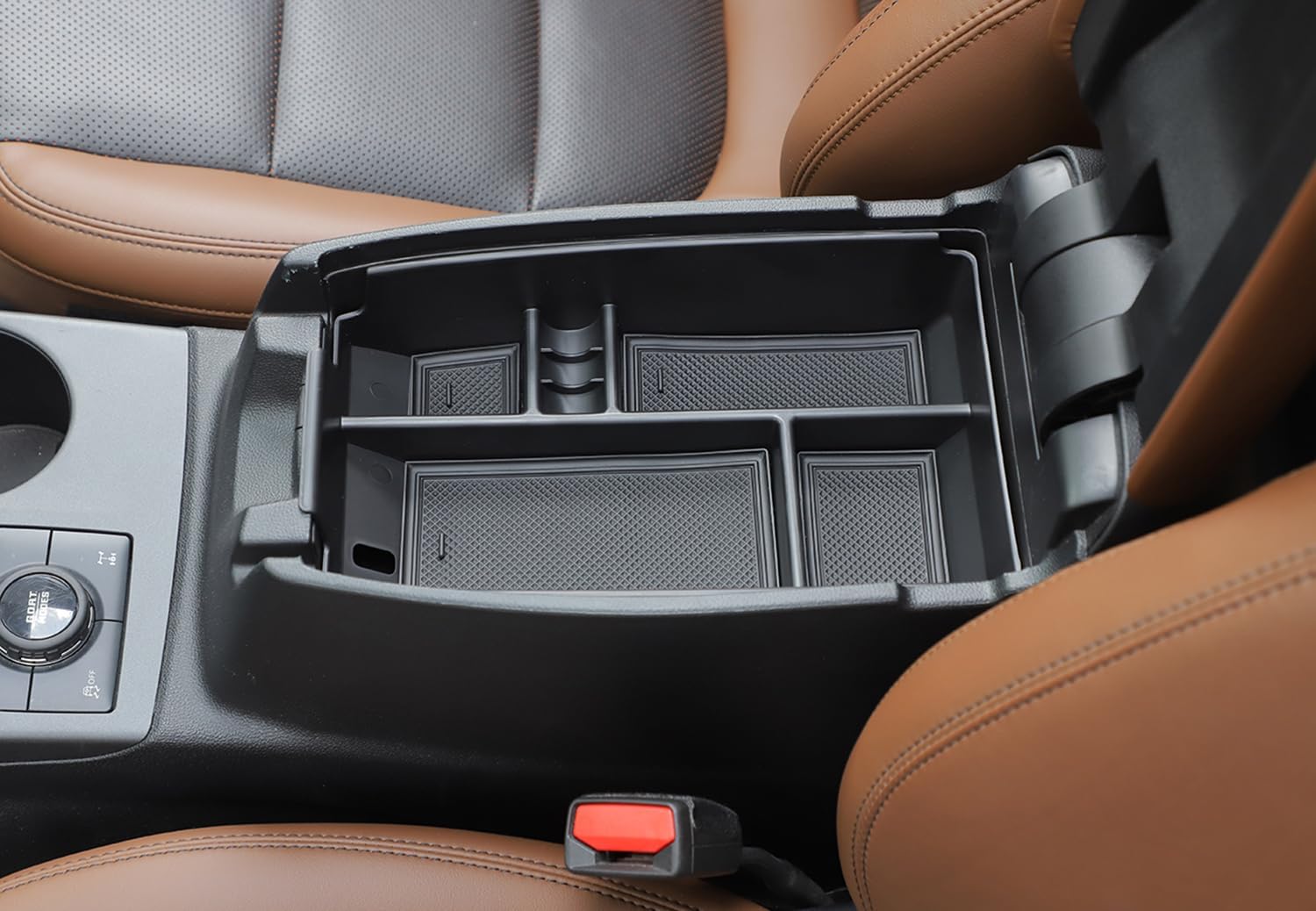 Center Console Organizer for Ford Bronco Sport 2021-2025 Car Interior Accessories Armrest Storage Box Middle Console Drawer Tray Container