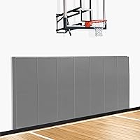 Vista 8 de Acolchado de pared para gimnasio, protector de pared para cancha de baloncesto, almohadillas protectoras extraíbles de 2 pulgadas de grosor de alta