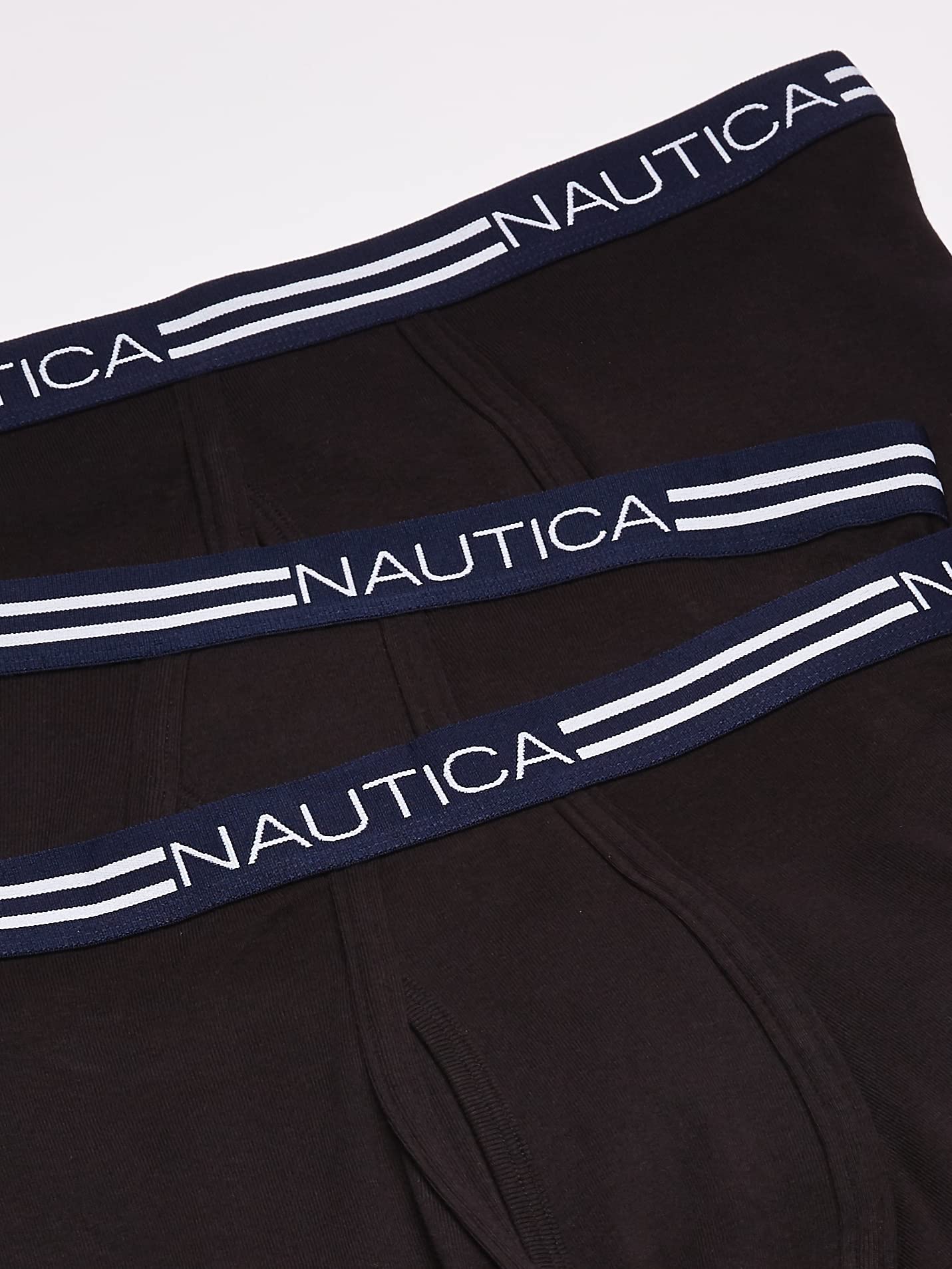 Nautica Classic Cotton 3-Pack Boxer Briefs Boxer Uomo (Pacco da 3)