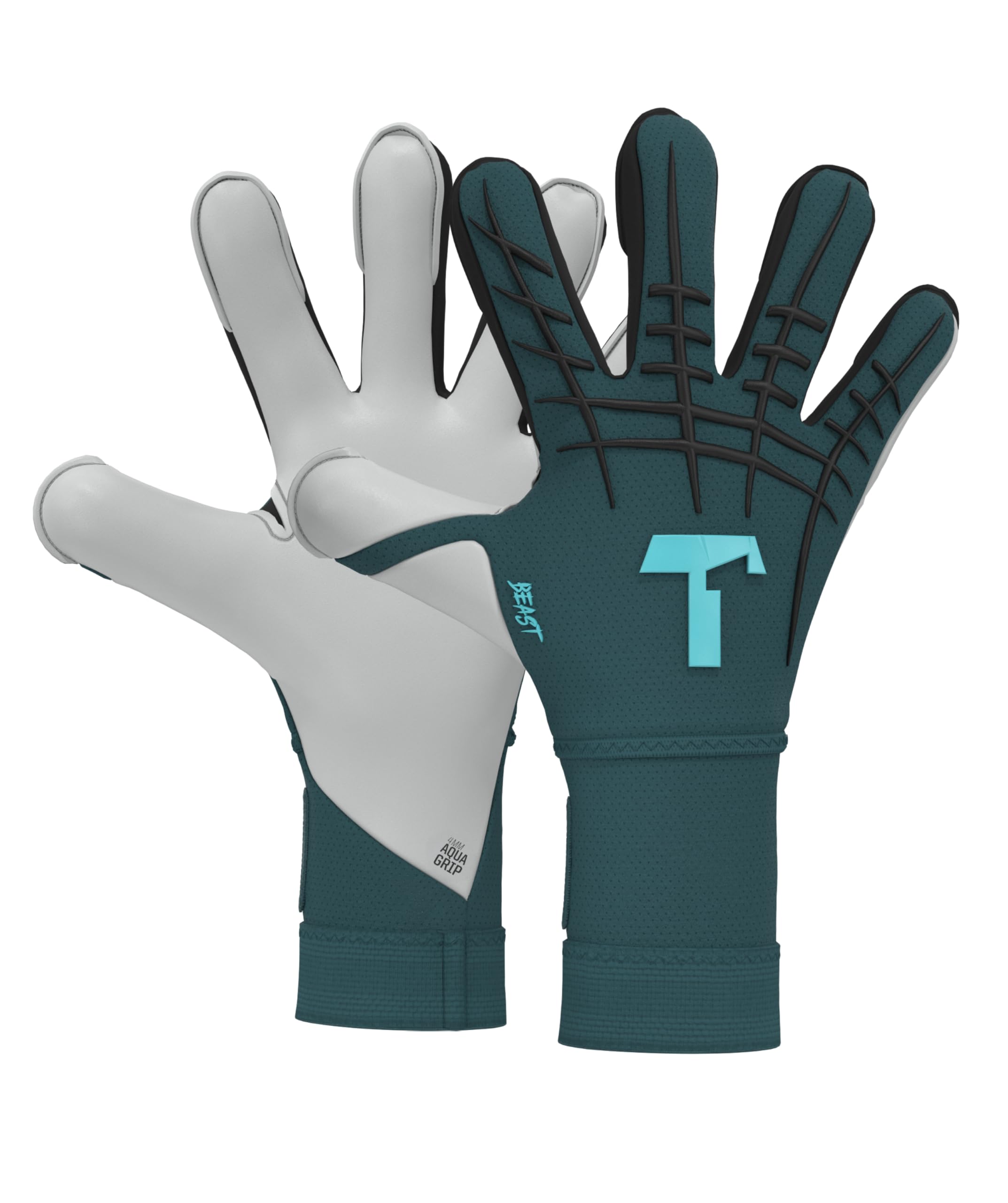 T1TAN Petrol Beast 3.0 - Guanti Da Portiere - Senza Protezione Per Le Dita - Guanti Da Portiere Di Calcio - Taglia 10-image