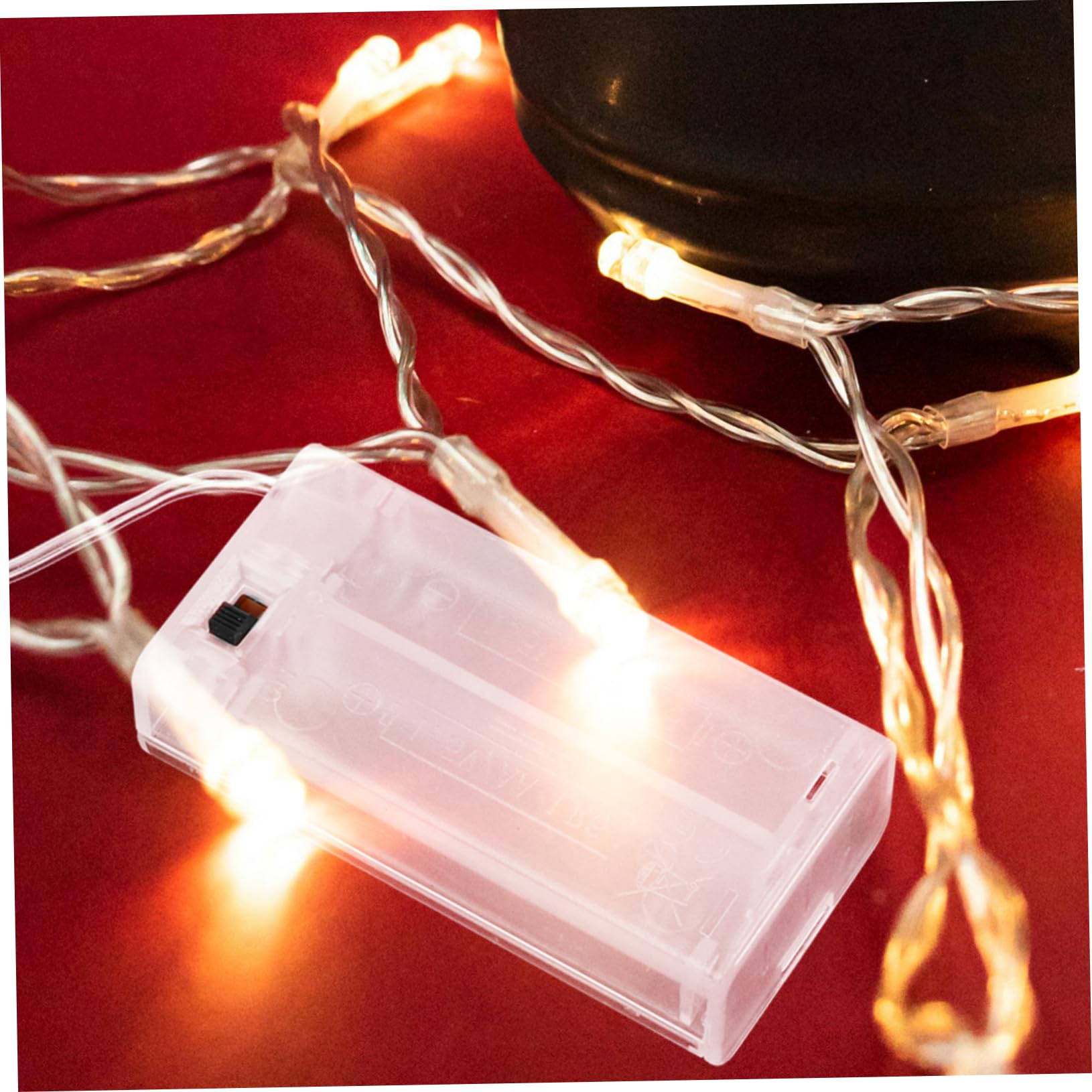 BESPORTBLE 50stücke Aa Batteriehalter Kunststoff Mit Schalter Transparentes Batteriefach Für Lichterketten Für Innen Und Außeneinsätze Tragbar Und Flexibel