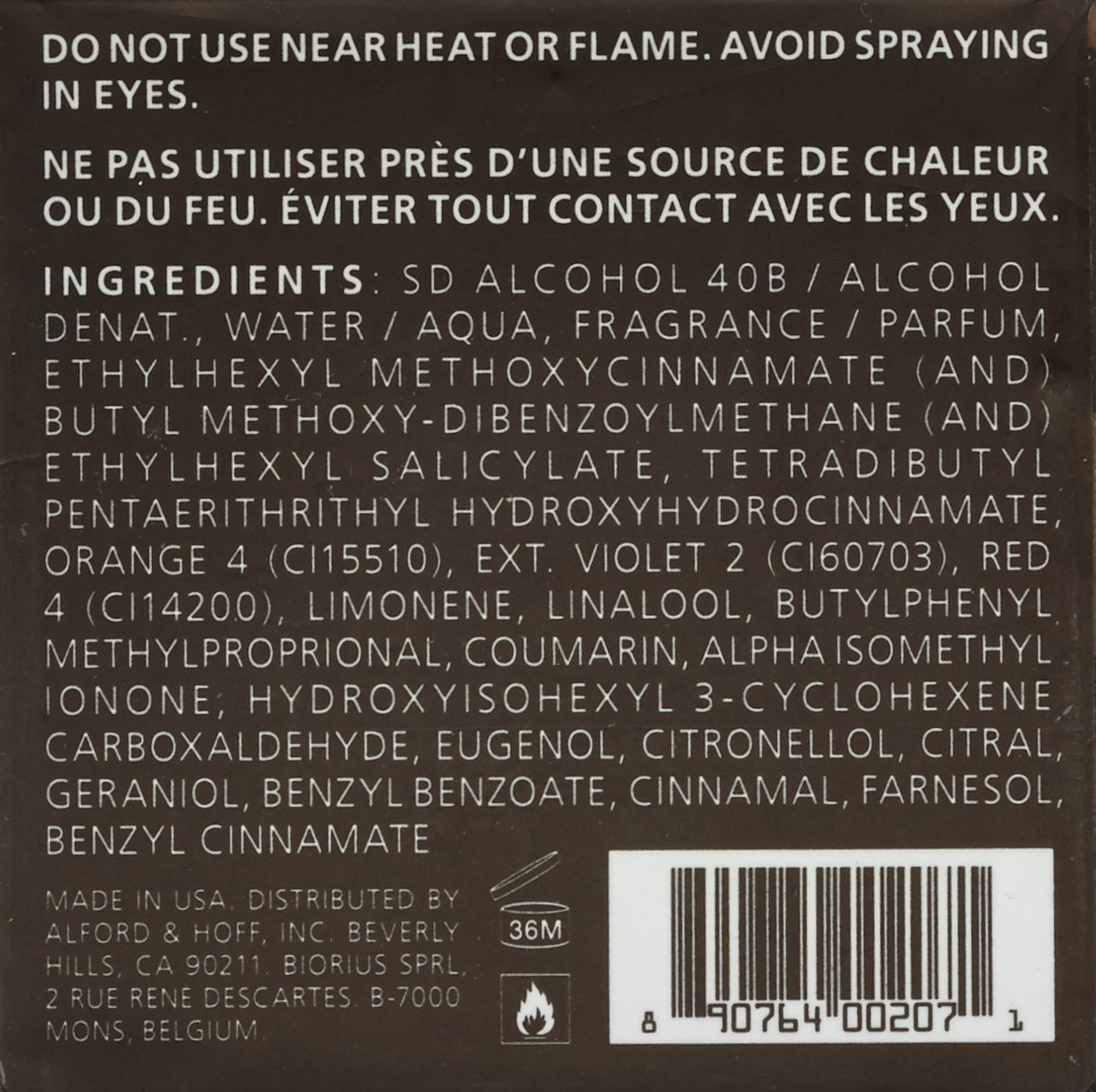 Alford & Hoff Eau de Toilette Spray for Men, 3.4 Fl Oz