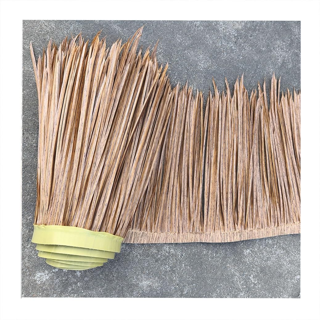 Paja de palma artificial retardante y segura para decorar techos de madera