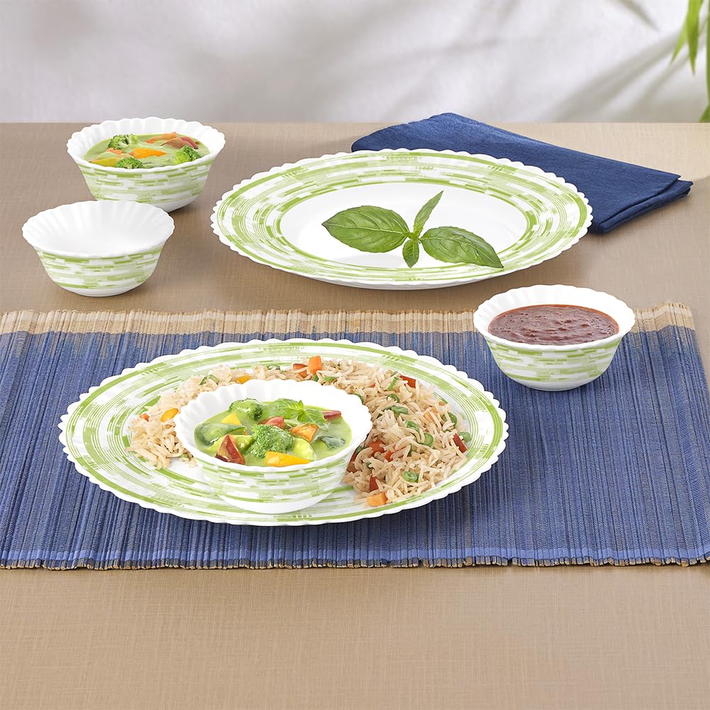 Larah Dinner Set - 6 Piece Opalware, Bone-Ash Free -9 Larah Dinner Set - 6 Piece Opalware, Bone-Ash Free -9