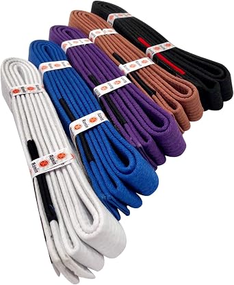 Ronin BJJ Gi Belt Brazilian Jiu Jitsu Belt - Poly/Cotton Fabric