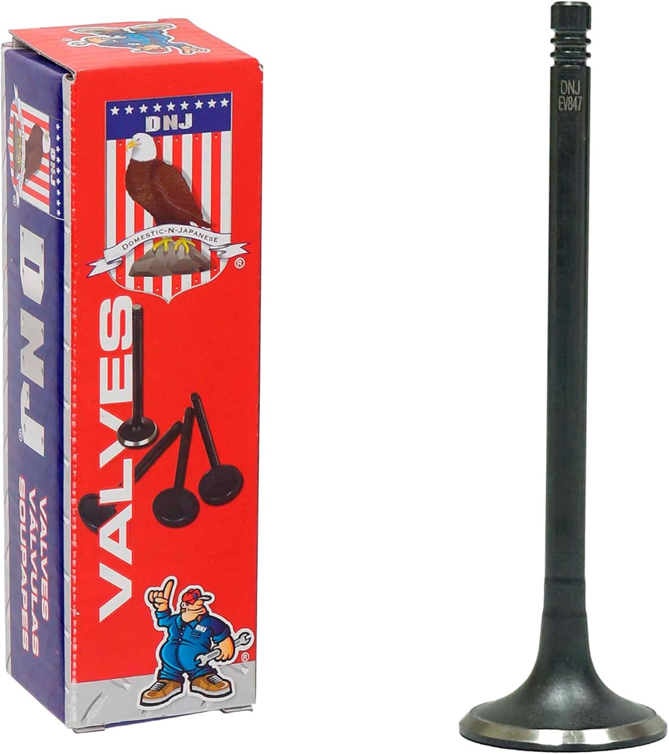 DNJ EV847 Exhaust Valve for 2001-2006 BMW, X3, 325I, Z4 2.5L-3.0L L6 24V DOHC 2494cc, 2979cc