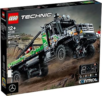 LEGO Technic 4x4 Mercedes-Benz Zetros Truck 42129-12 Application Operated Collectible Creator Toy Making Set for Vehicle Lovers Age and Over (2110 Pieces)