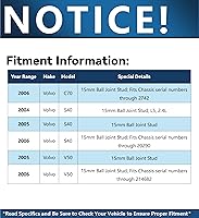 Vista 371 de Detroit Axle - Par de brazos de control inferiores delanteros para 2011-2015 Grand Cherokee Dodge Durango 2 brazos de control inferiores 2012 2013