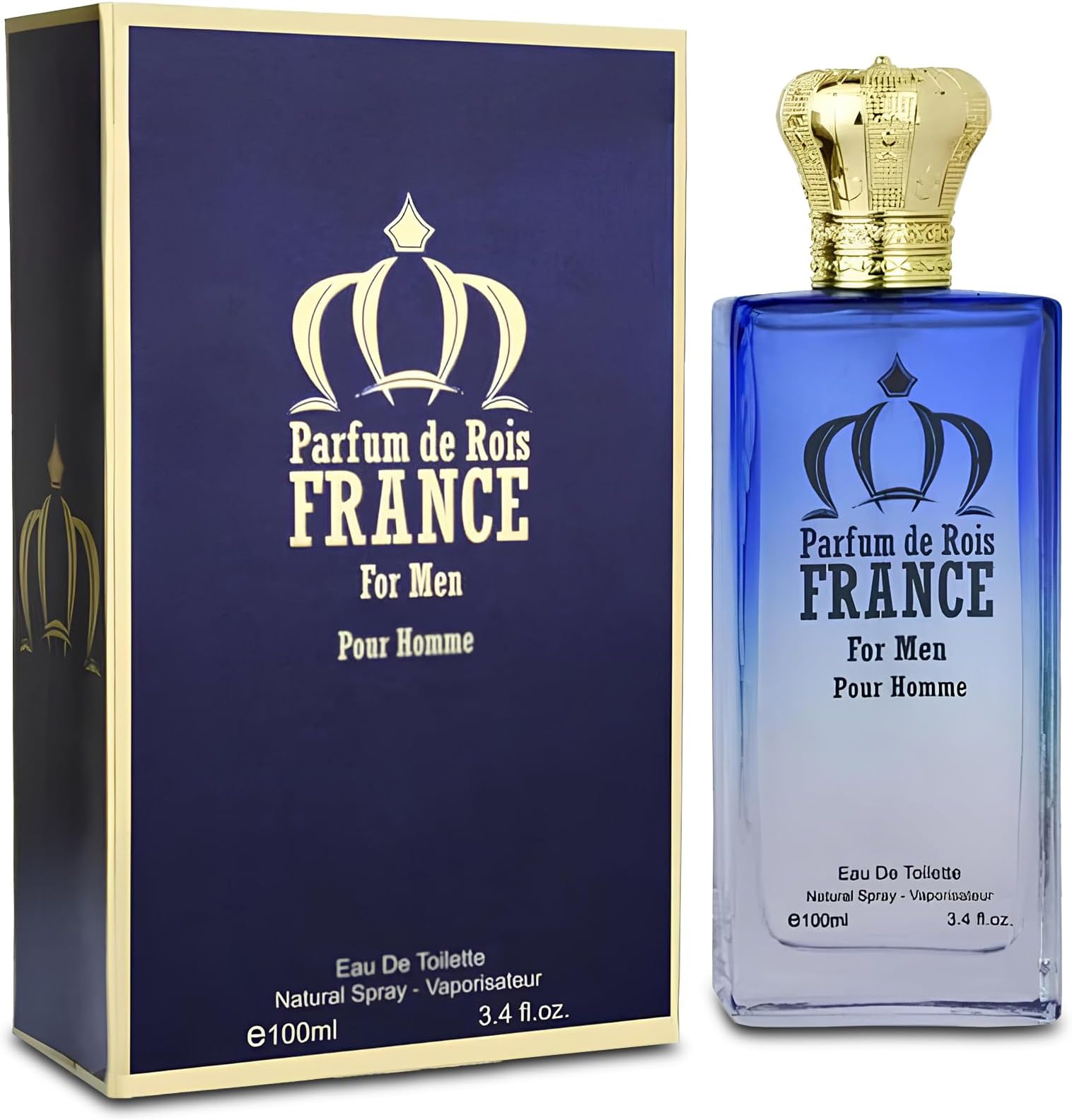 AFLUXE Parfum de Rois Sensual Woody Fragrance for Men | Long Lasting Cologne Aromatic Scent, Eau de Parfum Natural Spray - Great Holiday Gift, 3.4 Fl Oz/100 Ml