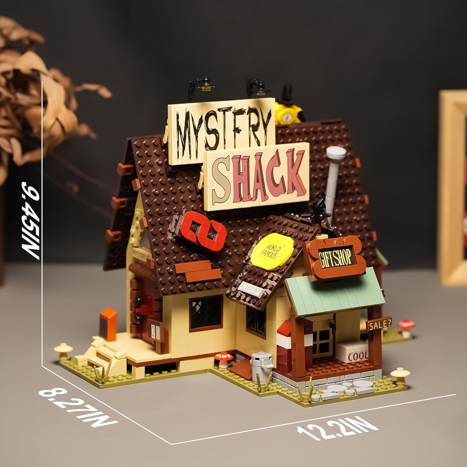 Gravity House Building Sets,Mystery Falls Building Toys Compatible with Lego for Adults,Birthday Gifts for Kids 1030pcs