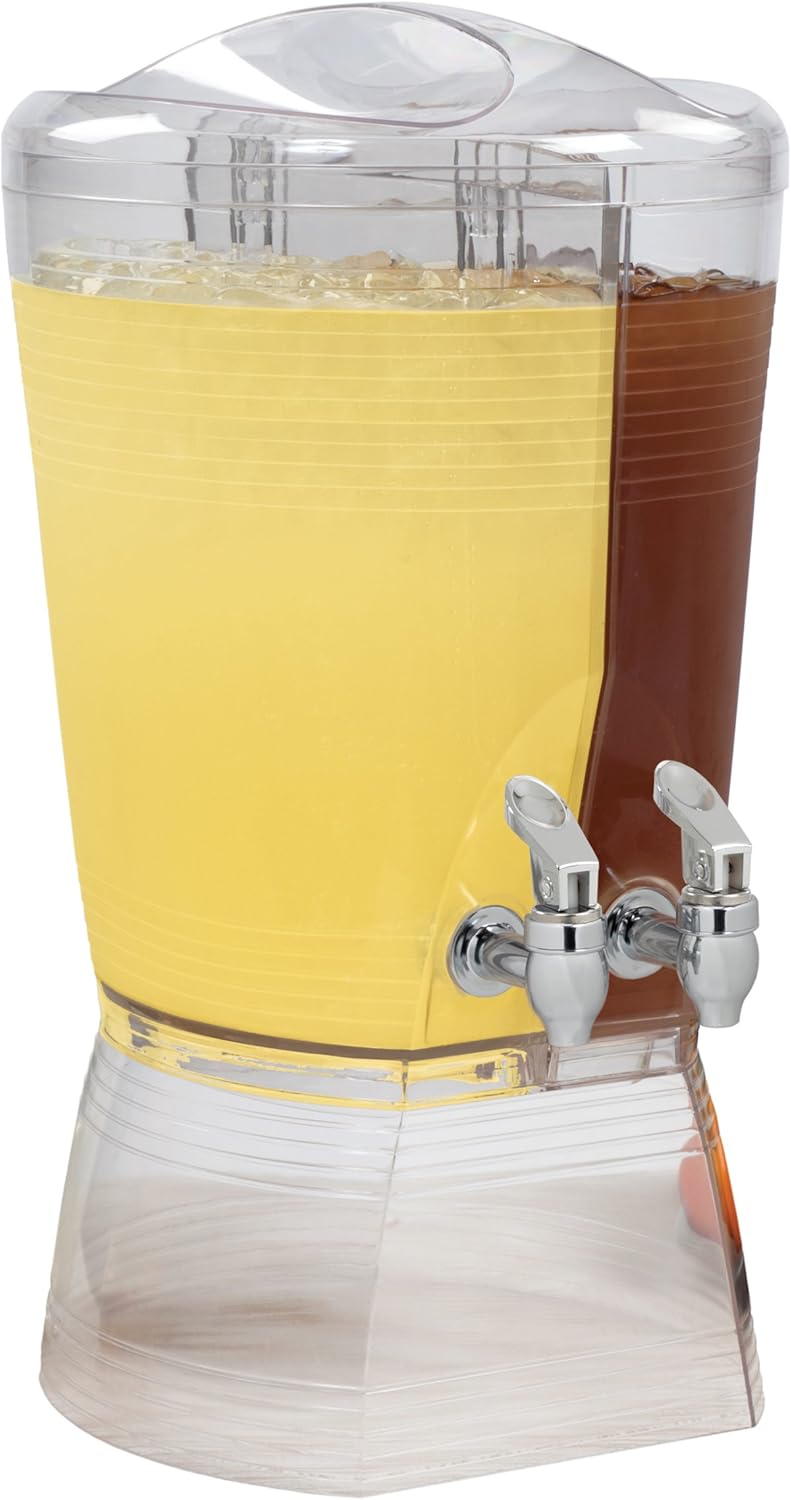 CreativeWare Double Beverage Dispenser with 2 Spouts Food