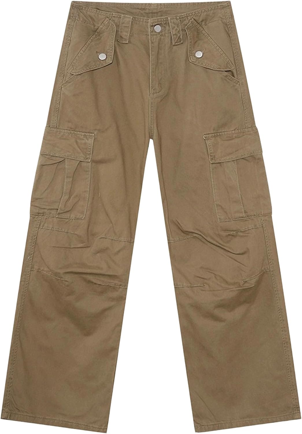 Men's Twill Stretch Baggy Jean Autumn Causal Streetwear Jeans Wide Leg Chinos Vintage Denim Pants