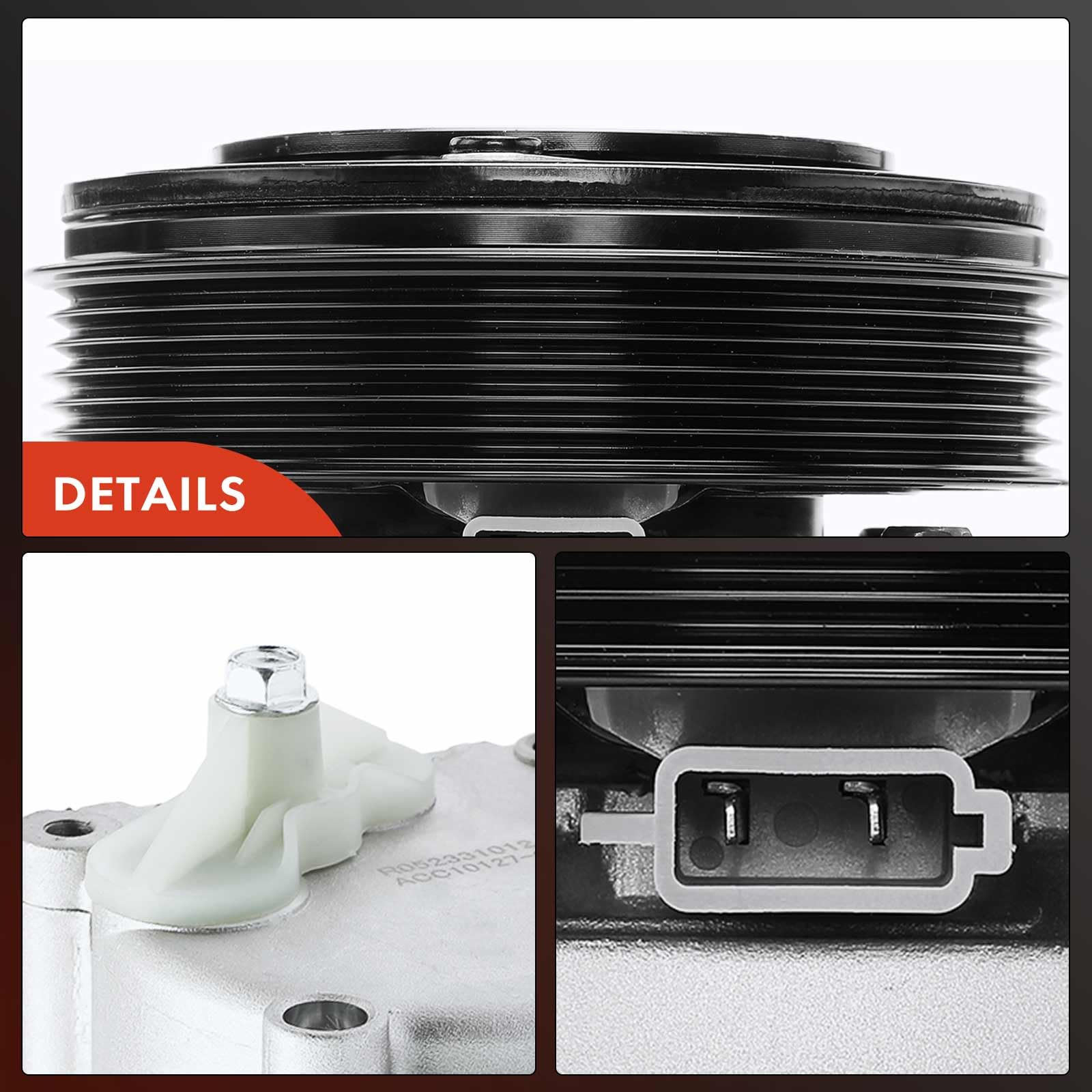 A-Premium Air Conditioner AC Compressor with Clutch Compatible with ...