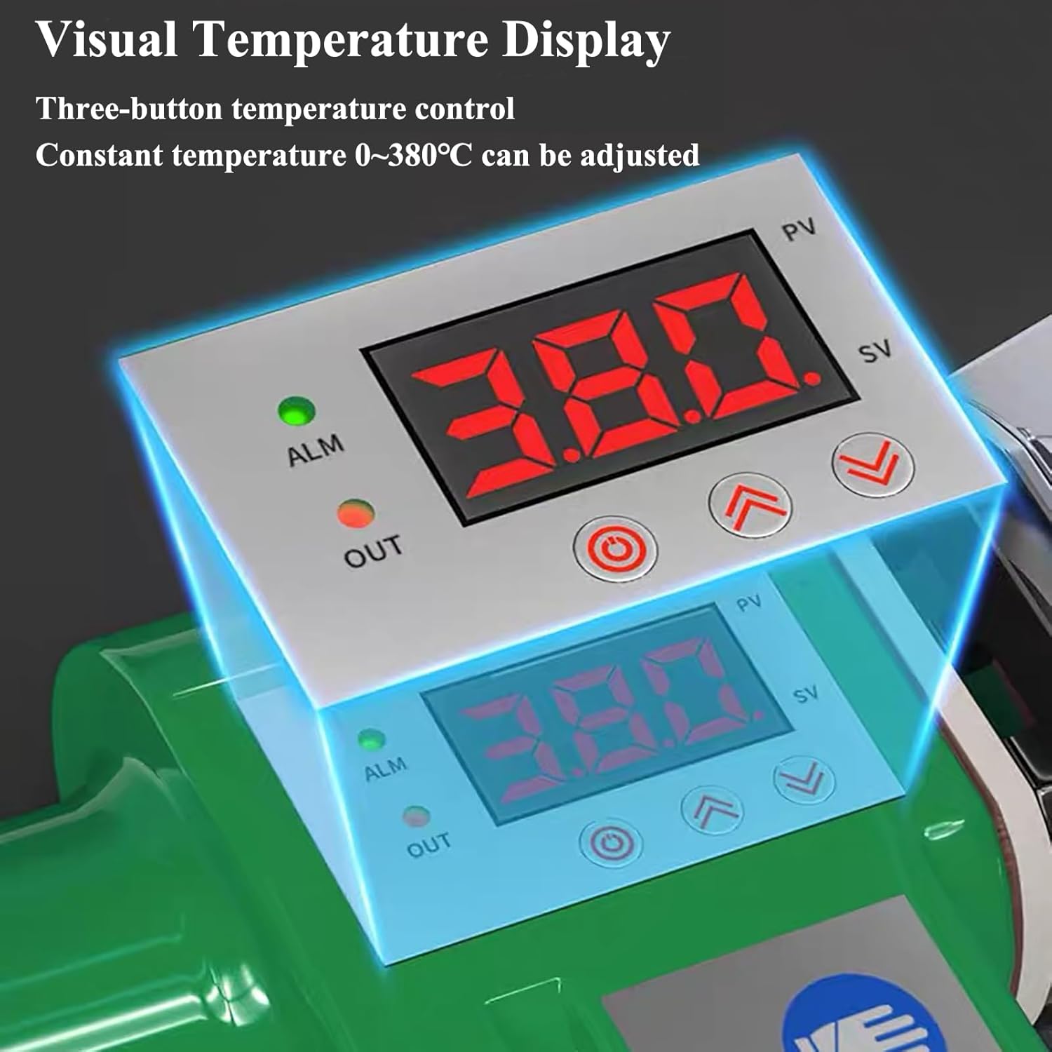 Digital Temperature Control Display for AWithZ Spot Welder
