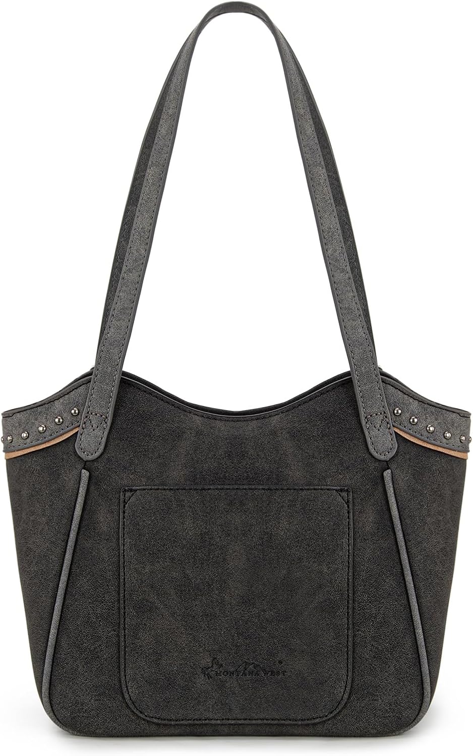 Montana West Western Tote Bag for Women Embroidered Shoulder Bag Tooled Purse - Image 5