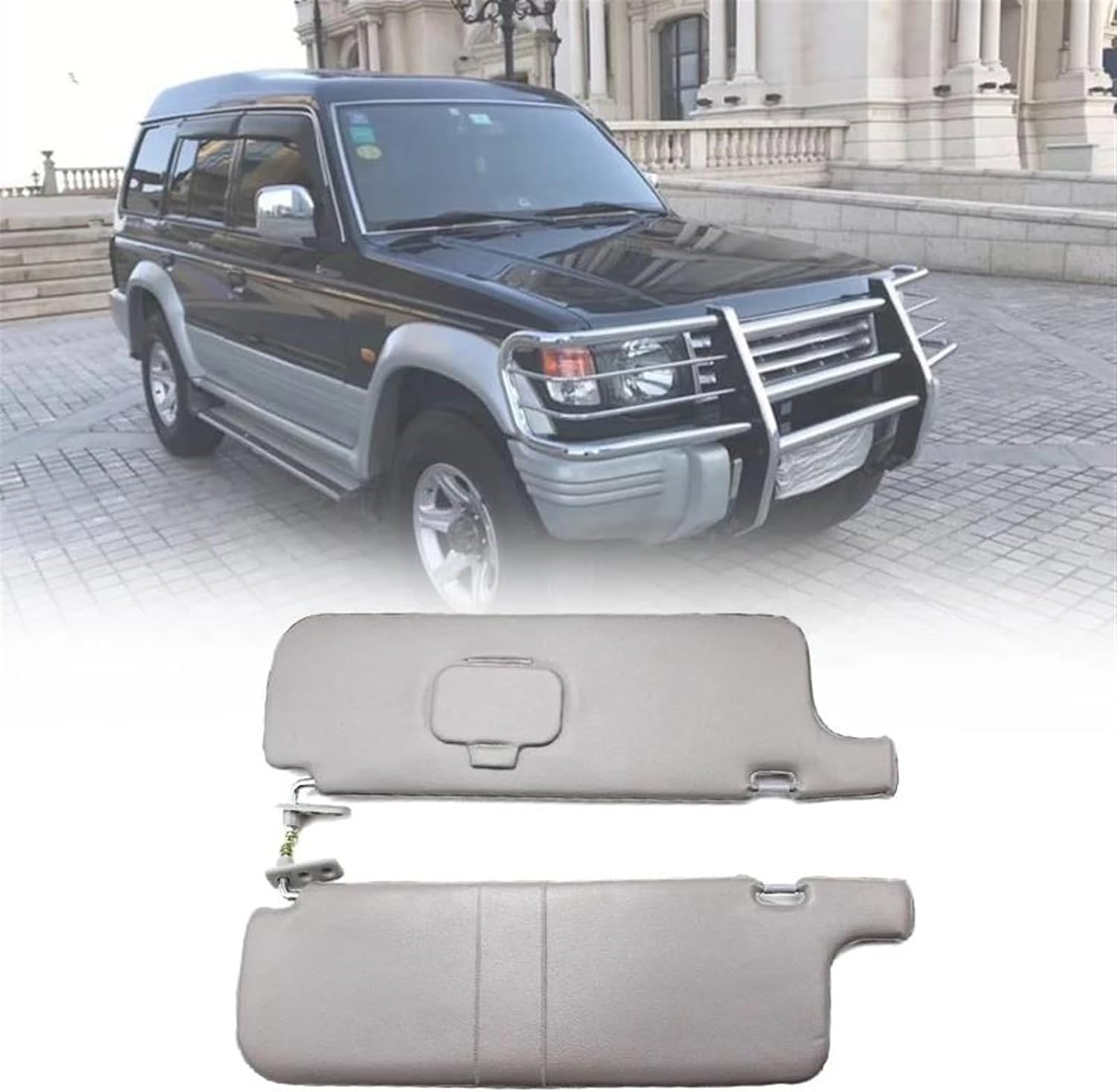 Summer Avoid Direct Sunlight Car Sunshield Sunvisor Interior Sun Visor for Mitsubishi Shogun for Montero for Pajero V31 V32 V33 MR734777 MR734789(Right)