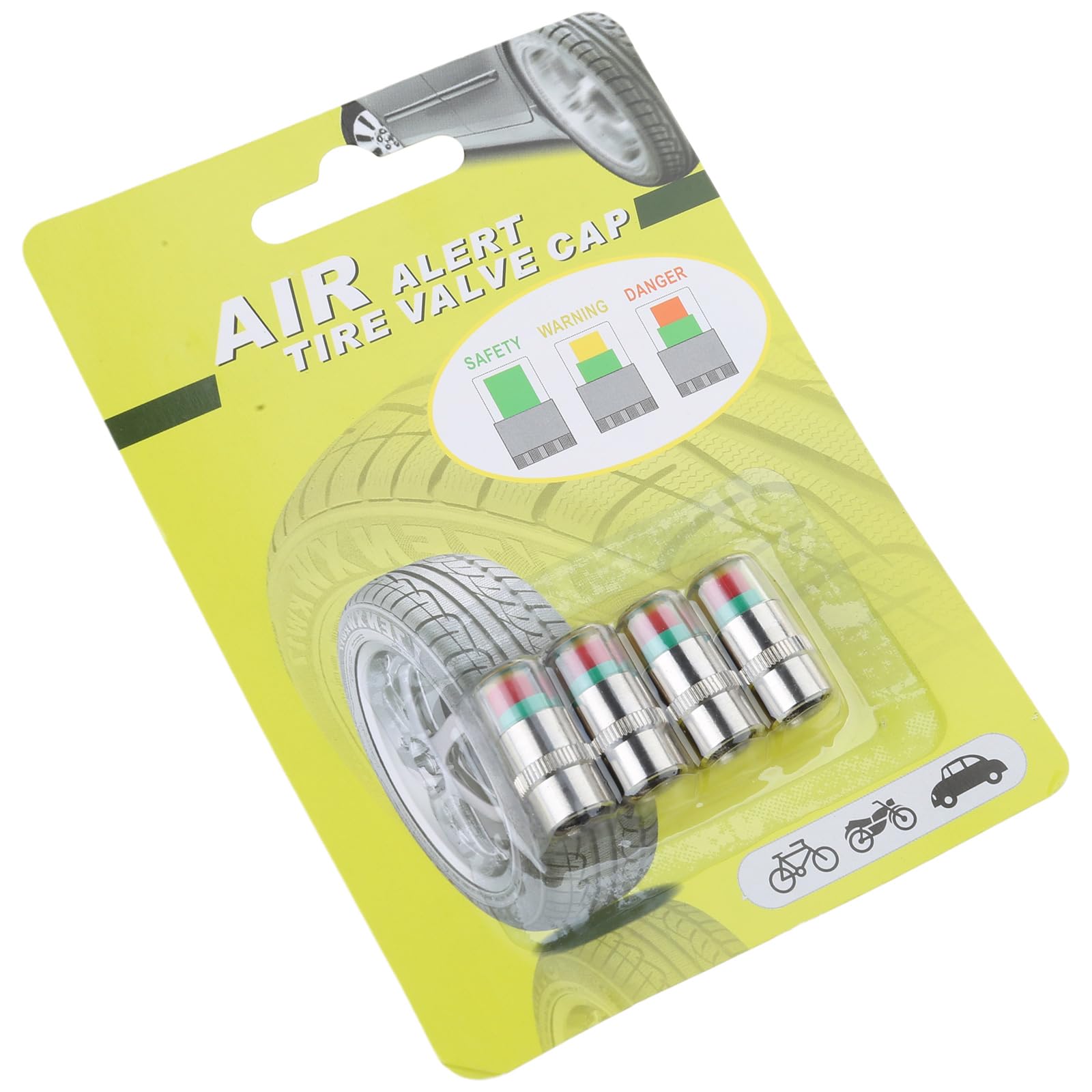 Maxtonser Vehicle Automotive Tire Pressure Gauge Indicators Alerts Caps Accurate Air Pressure Monitors Enhancing