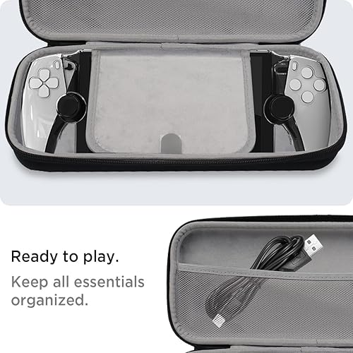Miniatura 5 de Miimall Compatible with PlayStation Portal Travel Case, PS Portal Carrying Case PU + EVA Shockproof Anti Scratch Hard Travel Carrying Case Travel