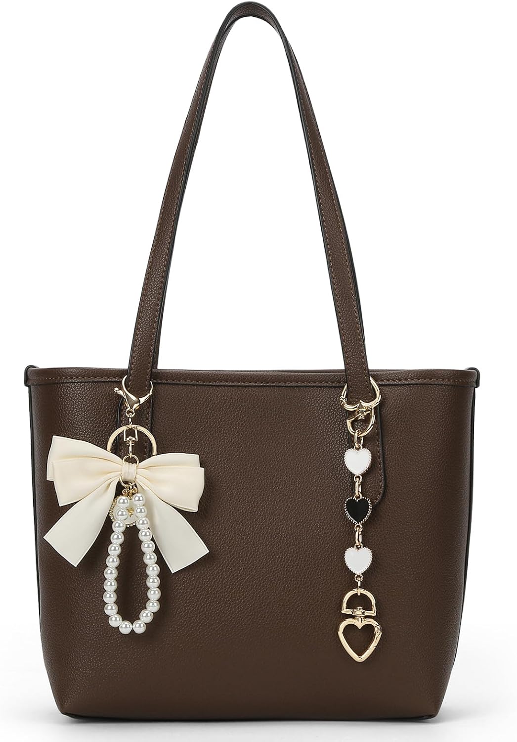 Small Tote Bag for Women Vegan Leather Hobo Bag Small City Tote Trendy Luxury Work Bag College Shoulder Bag