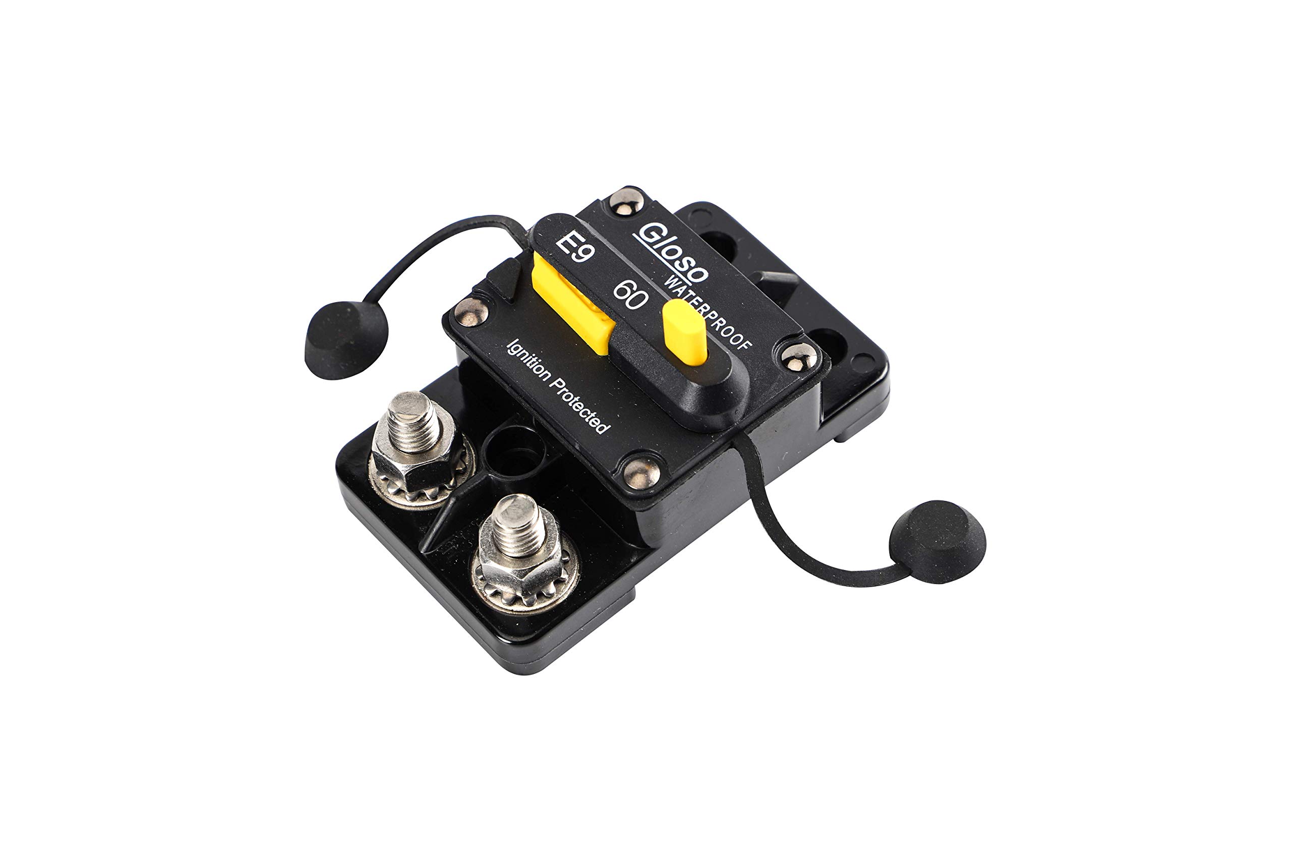 Buy GLOSO E9C 60A Waterproof Auto Rese Breaker For Car Truck RV