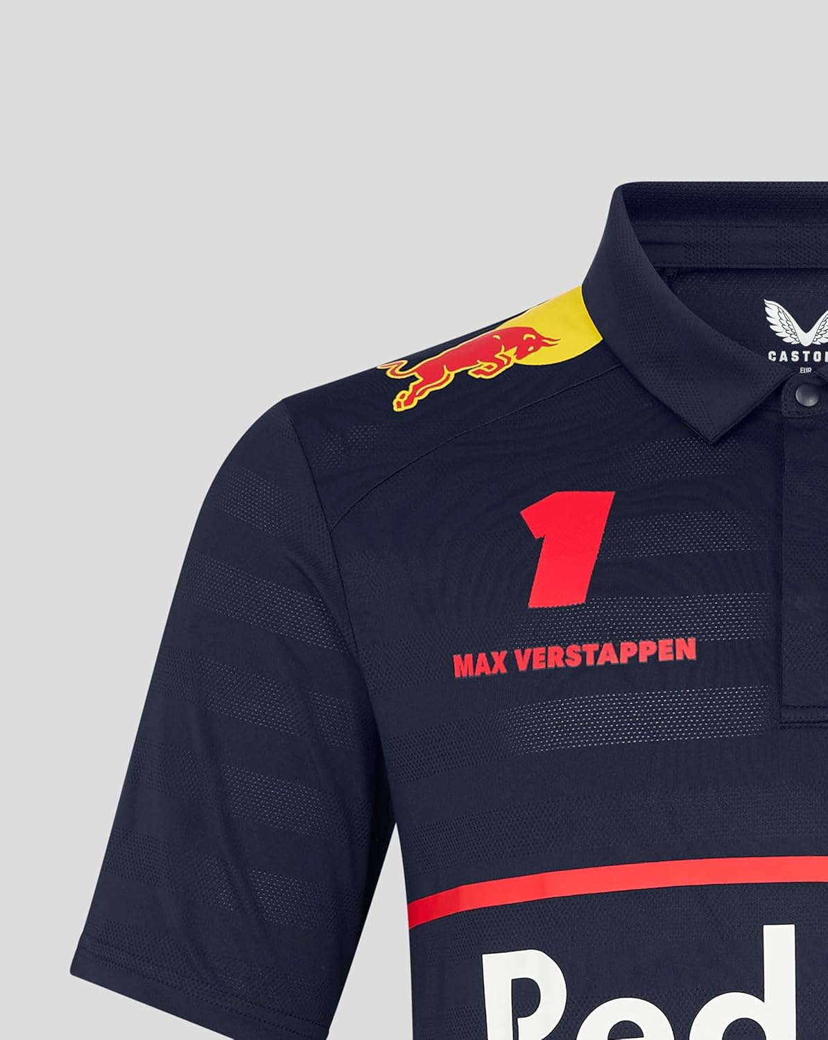 Castore Red Bull Racing F1 Kid's 2025 Max Verstappen Team Polo Shirt - Image 4