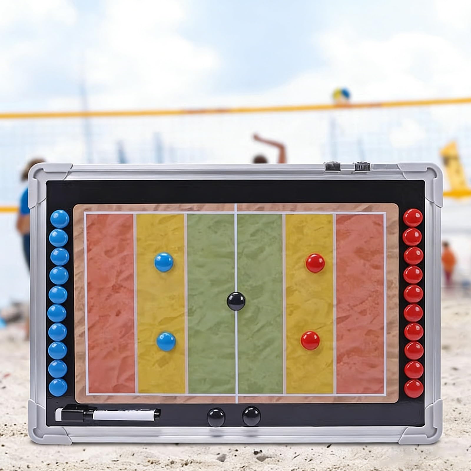 Lavagnetta Tattica per Allenatori di Pallavolo, Lavagna Tattica Magnetica | Utilizzabile Su Entrambi I Lati, Robusta e Resistente, per Allenamento e Insegnamento