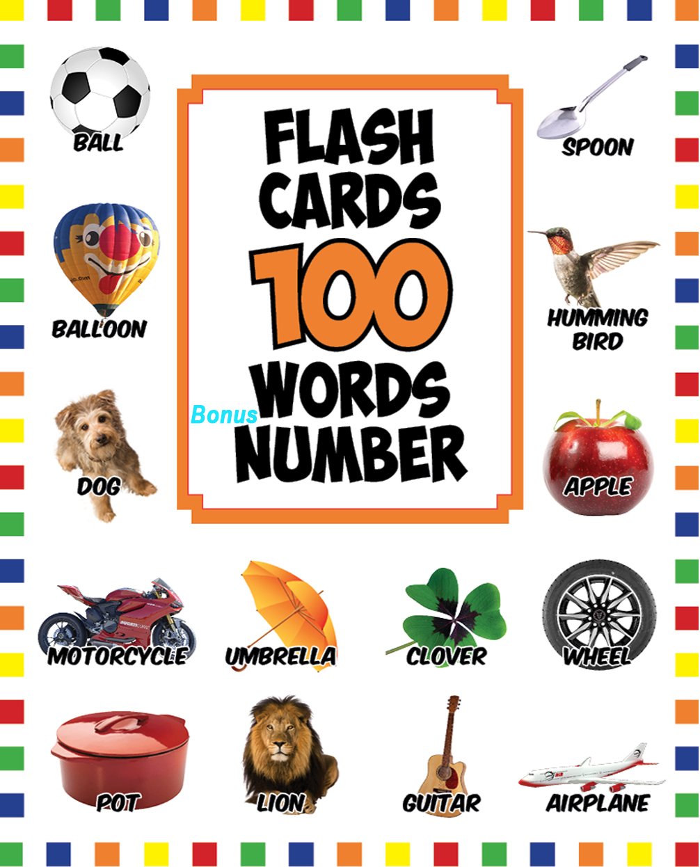 Amazon Flash Cards 100 Words Bonus Number Dover Little Activity Books (English Edition
