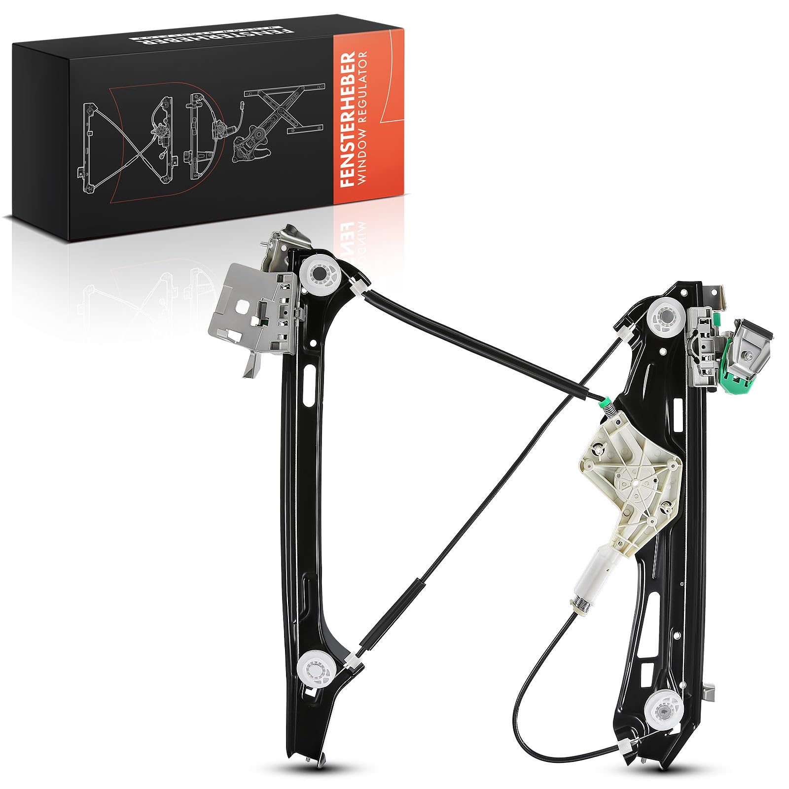 Frankberg Window Regulator Front Right Driver Side Compatible with CLS C219 CLS 280-CLS 500 CLS 55 AMG CLS 63 AMG All Engine Coupe 2004-2010 Replace# 2197201046