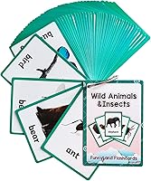 Vista 27 de Lilias Tarjetas flash – Tarjeta de bolsillo con palabras en inglés para niños pequeños, juguetes de aprendizaje, suministros para jardín