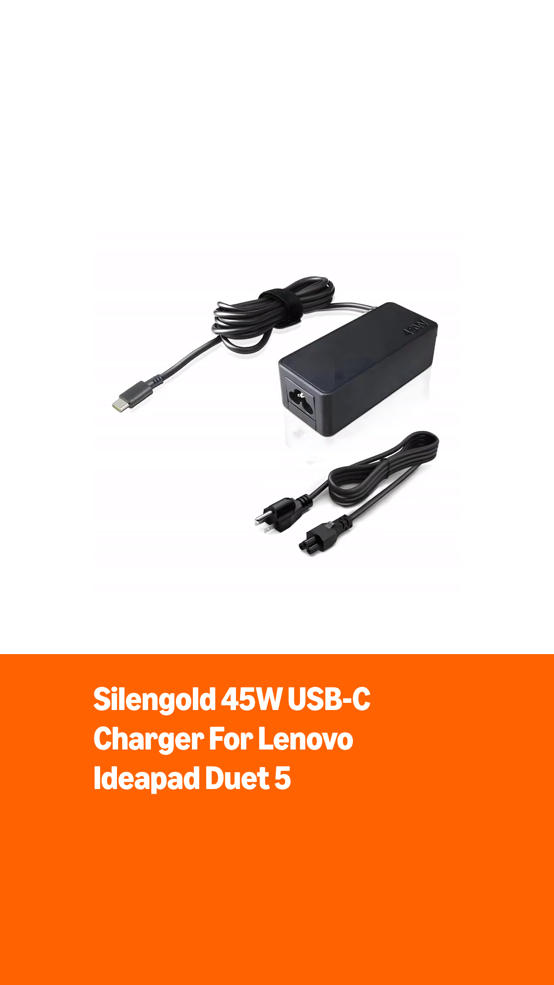 Amazon.com: 45W USB-C Charger for Lenovo ideapad Duet 5 Chromebook