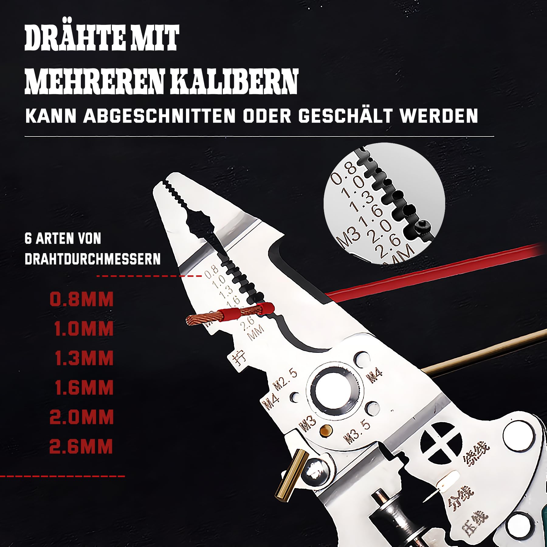 Machine à Dénuder électrique 180W,VEVOR Pince à Dénuder 1,5-25mm Avec