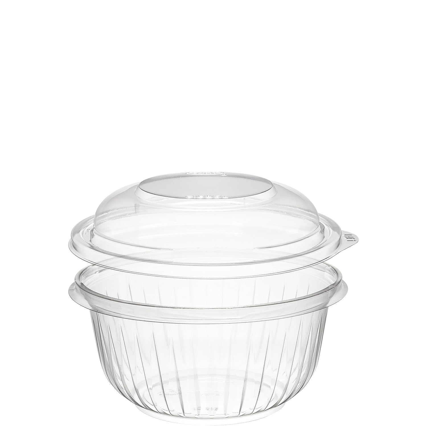 Dart Solo 16 oz Clear PET PresentaBowls Bowl with Dome Lid, PET16BCD (252 Combo Count)