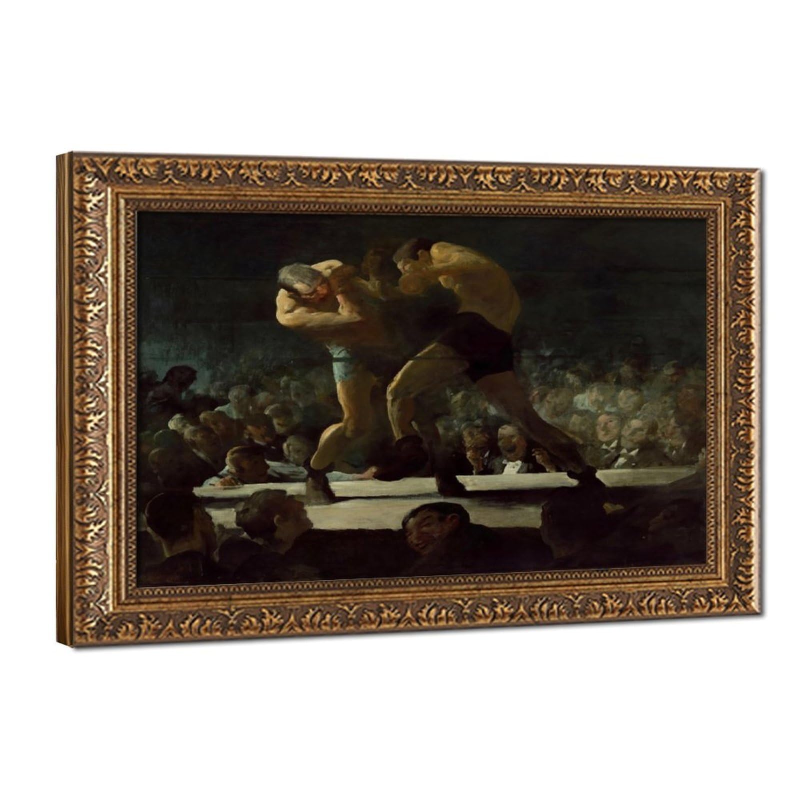 Toile Club Night George Wesley Bellows 30x45 cm | Tableau moderne pour bureau - 8
