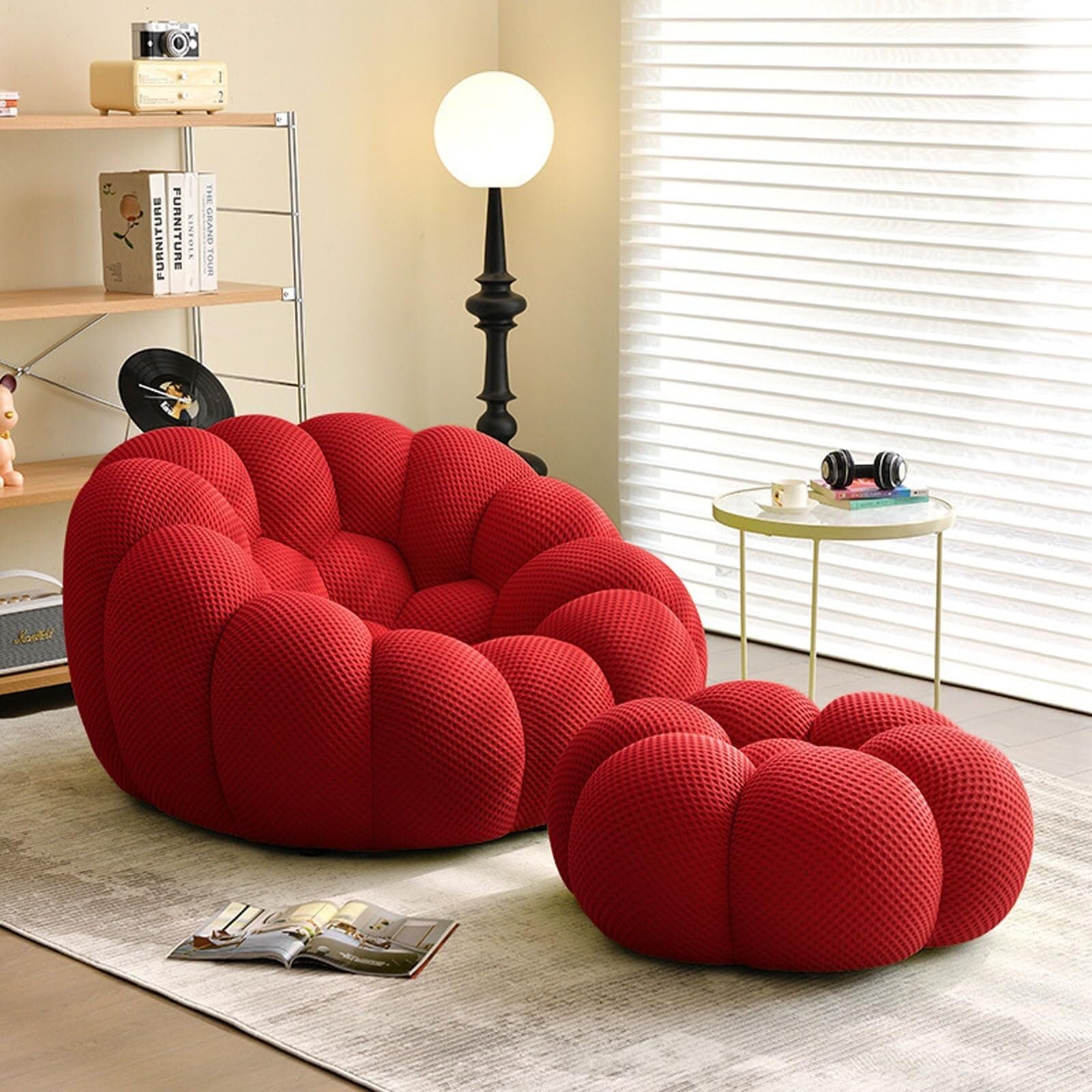 Lazy Sofa Ultra Comfy Fireside Sofa Chair Upholstered Bubble