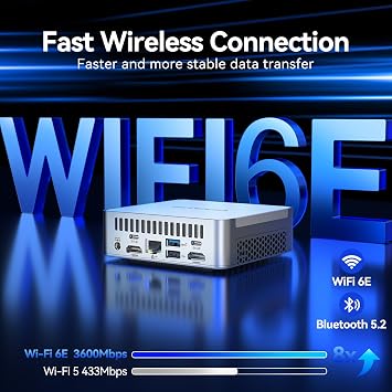 GEEKOM Gaming Mini PC XT13 Pro with Intel Core i9 13900H [The Best Business Desktop Computers], 32GB RAM 2TB SSD(Expandable), 6xUSB/8K Video/Virtualization/Windows 11 Pro Office Mini Computers
