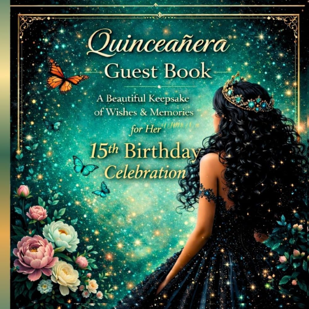 Quinceañera Guest Book: A Timeless Celebration Keepsake for Messages, Blessings & Memories from Family & Friends