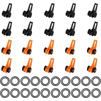 Butyeak Plastic Fishing Rod Hook Holder Hook Holder Bait Holder Rod Holder Fishing Bait Holder Fishing Tackle Holder 20pcs