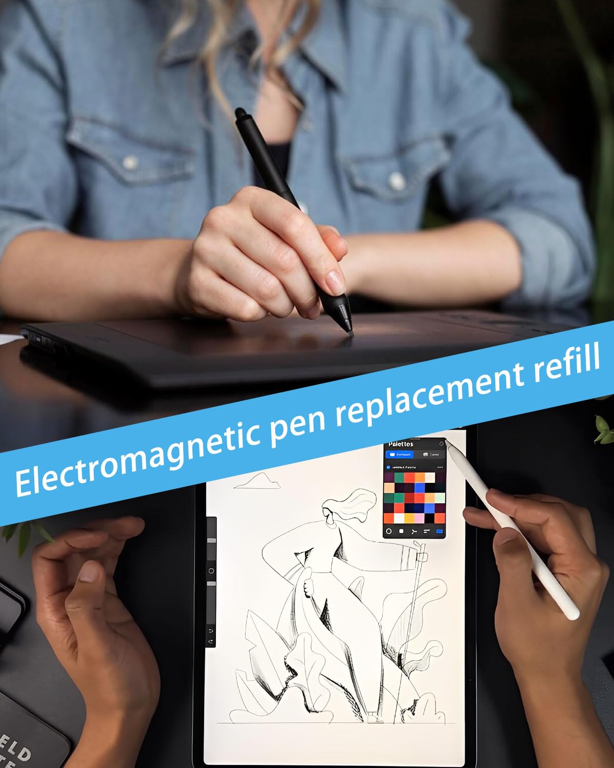 20 pièces Pointes de Rechange pour Remarkable 2, Pointe de Rechange Maker avec Outil d'Installation Pointe de Stylet Peinture Accessoires d'Écriture pour Remarkable 1&2 Remarkable Maker Plus