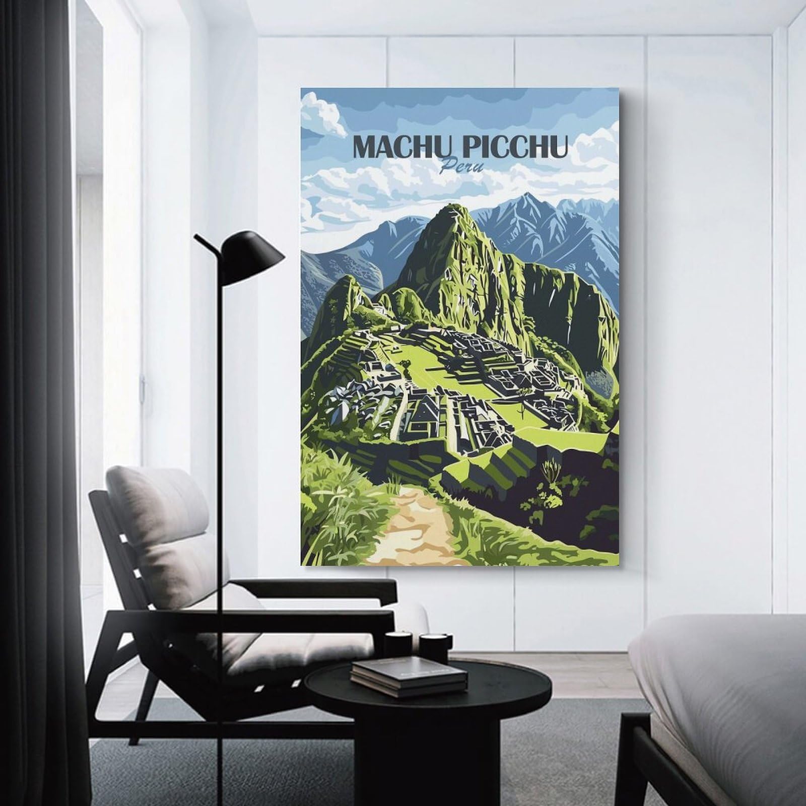 Junmoney Machu Picchu Peru Travel Room Decor Wall Art 20x30inch(50x75cm), for Wall Displays, Bedrooms Or Room Updates, Ideal for Building A Coordinated Art Wall