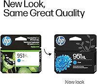 Vista 3 de HP Cartucho de tinta cian original de alto rendimiento 951XL (CN046AN)