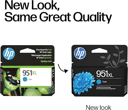Miniatura 3 de HP Cartucho de tinta cian original de alto rendimiento 951XL (CN046AN)