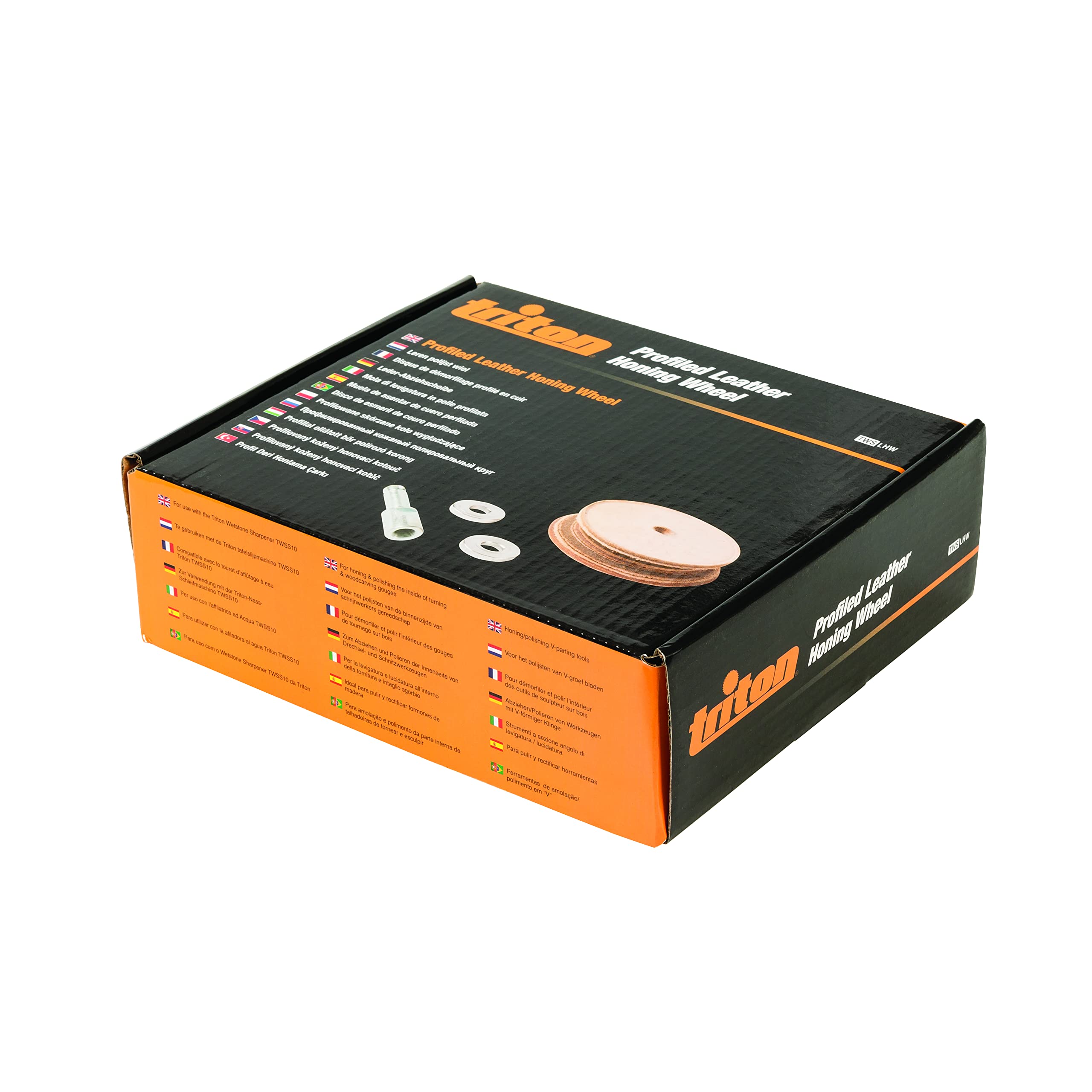 Triton 980292 Disque de démorfilage profilé en cuir